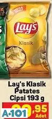 LAYS KLASİK PATATES CİPSİ LAYS KLASİK PATATES CİPSİ